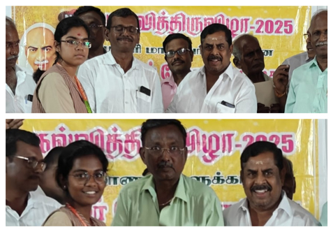 Selvi. P. Inbarasi secured the second place, winning a prize of Rs. 5,000/-, while M. Naveenya earned the third place, with a prize of Rs. 3,000/-.